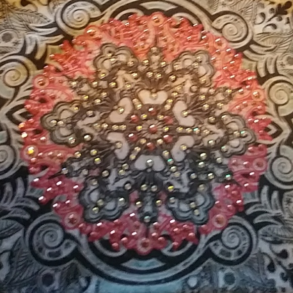 EUC Fashion Bug Sequin Studs Blouse - Picture 6 of 6